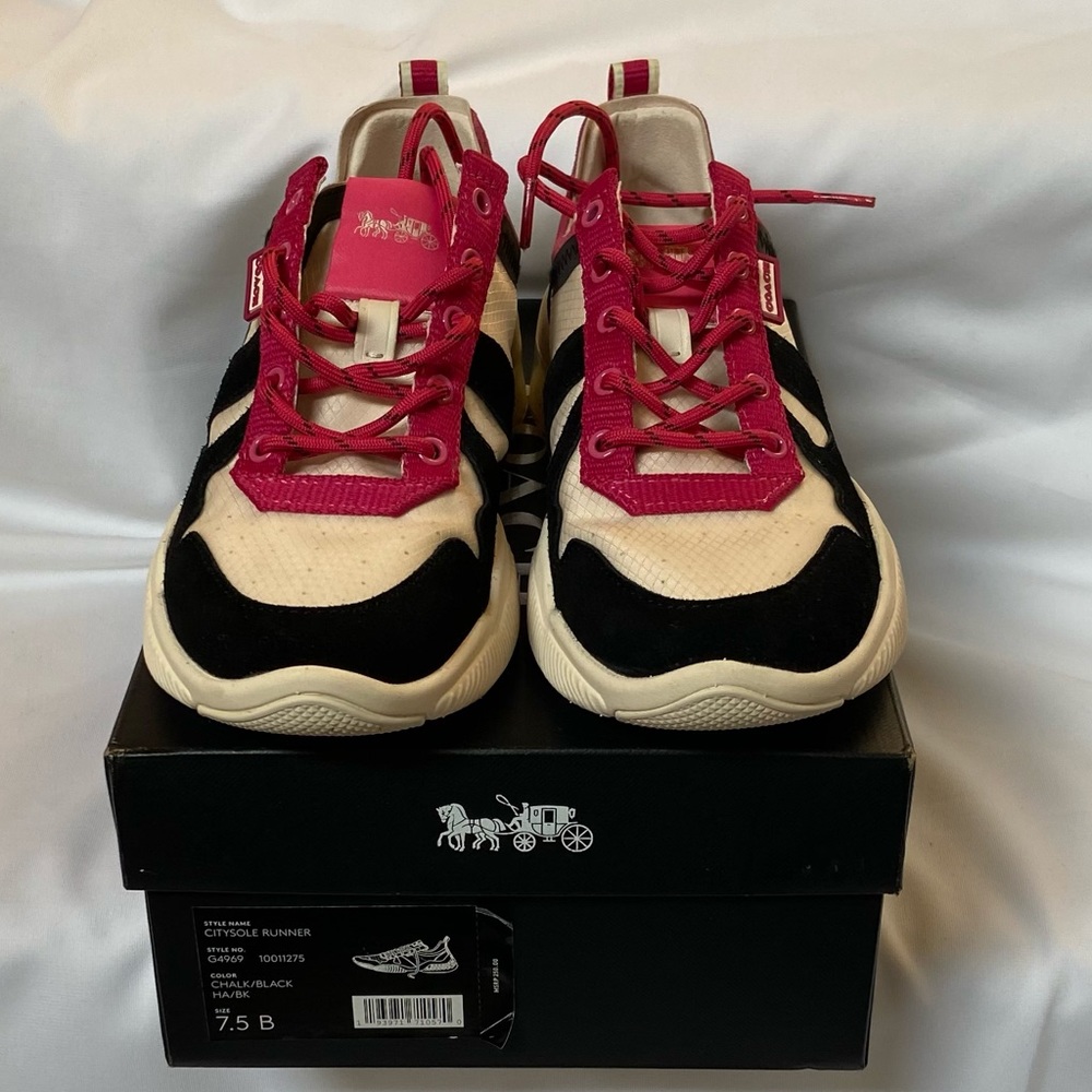 Coach Citysole Lace-up Runner Sneaker.Size 7.5B - Picture 2 of 7